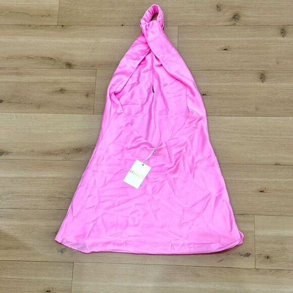 Show Me Your MuMu Jasmine Halter Mini Dress - Women's Medium - New with Tags - Picture 6 of 6